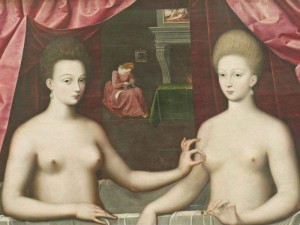 卢浮宫名画《加布里埃尔姐妹》